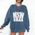Social Work MSW Graduation Masters Degree Worker 2020 Comfort Colors Sweatshirt Denim