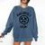 Socially Awkward Introvert Social Anxious Awkwardly Social Comfort Colors Sweatshirt Denim