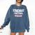 Somewhat Functional Introvert Comfort Colors Sweatshirt Denim