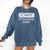 Sorry I'm Awkward Sorry Socially Awkward Introvert Comfort Colors Sweatshirt Denim