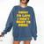 SORRY I'M LATE I DIDN'T WANT TO COME FUNNY INTROVERT PRESENT Comfort Colors Sweatshirt Denim SORRY I'M LATE I DIDN'T WANT TO COME FUNNY INTROVERT PRESENT Comfort Colors Sweatshirt Denim