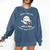 Sorry I Was Late I Didn't Want To Come Introvert Comfort Colors Sweatshirt Denim