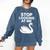 Stop Looking At Me Swan Introvert Humor Comfort Colors Sweatshirt Denim