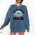 Stop Perceiving Me Bestie Alien Neurodivergent Introvert Comfort Colors Sweatshirt Denim