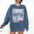 Straight Outta 4th Grade Graduation Class 2028 Fourth Grade Comfort Colors Sweatshirt Denim