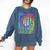 Straight Outta 5th Grade Class Of 2022 School Graduation Comfort Colors Sweatshirt Denim
