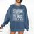 Straight Outta 7th Grade Graduation Class Of 2026 Graduate Comfort Colors Sweatshirt Denim