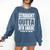 Straight Outta 8th Grade Graduation 2025 Eighth Grade Comfort Colors Sweatshirt Denim