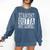 Straight Outta Art School Graduation Shirt Comfort Colors Sweatshirt Denim