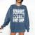 Straight Outta Boot Camp Military Basic Training Graduation Comfort Colors Sweatshirt Denim