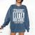 STRAIGHT OUTTA HIGH SCHOOL 2018 Grad Graduation Comfort Colors Sweatshirt Denim