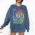 Straight Outta High School Class Of 2022 Graduation Comfort Colors Sweatshirt Denim