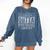 Straight Outta High School Graduation Boys Comfort Colors Sweatshirt Denim