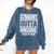Straight Outta Homeschool Class 2025 Boys Kids Graduation Comfort Colors Sweatshirt Denim