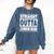 Straight Outta Junior High 8th Grade Graduation Comfort Colors Sweatshirt Denim