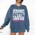 Straight Outta Junior High School Graduation Comfort Colors Sweatshirt Denim
