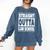 Straight Outta Law School Future Lawyer Graduation Comfort Colors Sweatshirt Denim