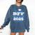 Super Proud Bff Of 2025 Graduate Senior Graduation Family Premium Comfort Colors Sweatshirt Denim