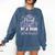 Super Proud Family Of 2026 Graduate Senior Graduation Family Comfort Colors Sweatshirt Denim