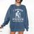 I Survived AP Calculus AB Graduation Senior 2025 Comfort Colors Sweatshirt Denim