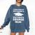 I Survived My Boyfriend's Doctorate Degree Graduation Comfort Colors Sweatshirt Denim