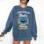 I Survived My Dad's History Degree Graduation Comfort Colors Sweatshirt Denim