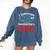 I Survived My Daughter's Nurse Degree School Graduation Comfort Colors Sweatshirt Denim