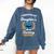 I Survived My Daughter's Teaching Degree Graduation Comfort Colors Sweatshirt Denim