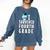 I Survived Fourth Grade Graduation Kids Owl Grad Comfort Colors Sweatshirt Denim