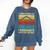 I Survived My Husband's Master's Degree Graduation Comfort Colors Sweatshirt Denim