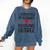 I Survived My Husband's Nursing Degree School Graduation Comfort Colors Sweatshirt Denim