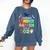 I Survived Kindergarten Graduation 2025 Graduate Boys Girls Comfort Colors Sweatshirt Denim