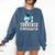 I Survived Kindergarten Graduation Kids Owl Grad Comfort Colors Sweatshirt Denim
