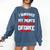 I Survived My Mom's Bachelor's Degree Graduation Comfort Colors Sweatshirt Denim