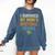 i Survived My Moms Doctoral Degree Doctorate Graduation Comfort Colors Sweatshirt Denim