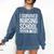 I Survived Nursing School Class Of 2018 RN Graduation Shirt Comfort Colors Sweatshirt Denim