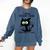 I Survived Theology School Graduation 2025 Comfort Colors Sweatshirt Denim