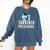I Survived PreSchool Graduation Kids Owl Grad Shirt Comfort Colors Sweatshirt Denim