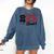 Swimming Senior Night Swimming Senior 2025 Graduation 59 Comfort Colors Sweatshirt Denim