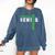 Swimming Senior Night Swim Senior 2026 Graduation 33 Comfort Colors Sweatshirt Denim