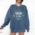 Teacher Of Tiny Humans Preschool Kindergarten Graduation Comfort Colors Sweatshirt Denim
