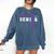 Tennis Senior Night Tennis Senior 2025 Graduation 43 Comfort Colors Sweatshirt Denim