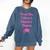 Trust Me I Have A Master's Degree Graduation Comfort Colors Sweatshirt Denim