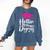 Two Degrees Hotter Graduation 2025 Diploma College Masters Comfort Colors Sweatshirt Denim