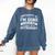 University Of Im Done Retirement Graduation 2026 Humor Premium Tri-Blend Comfort Colors Sweatshirt Denim