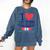 Vet Tech I Love Veterinary Technician Graduation Comfort Colors Sweatshirt Denim