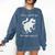 Vibes Are Off Cat Skateboard Introvert Sarcastic Humor Comfort Colors Sweatshirt Denim
