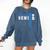 Volleyball Senior Night Volleyball Senior 2025 Graduation 23 Comfort Colors Sweatshirt Denim