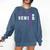 Volleyball Senior Night Volleyball Senior 2025 Graduation 26 Comfort Colors Sweatshirt Denim