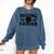 Volleyball Senior Night Volleyball Senior 2025 Graduation 28 Comfort Colors Sweatshirt Denim